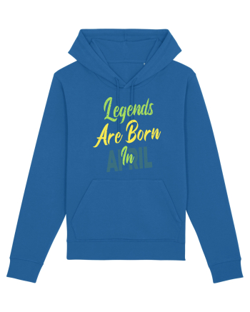Legends Are Born In April Royal Blue