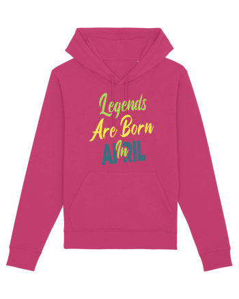 Legends Are Born In April Raspberry