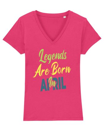 Legends Are Born In April Raspberry