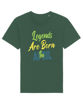 Legends Are Born In April Bottle Green