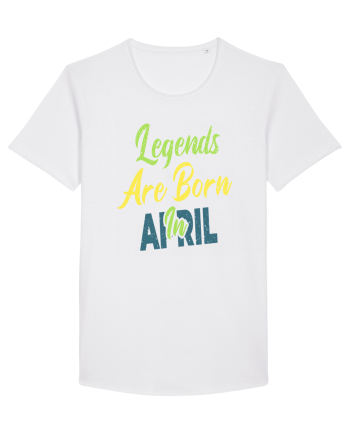 Legends Are Born In April White