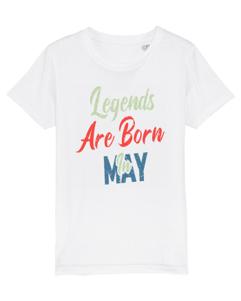 Legends Are Born In May White