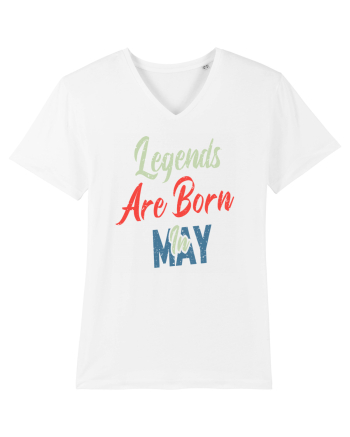 Legends Are Born In May White