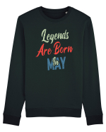 Legends Are Born In May Bluză mânecă lungă Unisex Rise