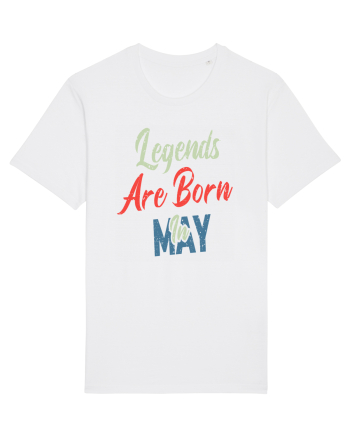 Legends Are Born In May White