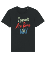 Legends Are Born In May Tricou mânecă scurtă Unisex Rocker