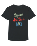 Legends Are Born In May Tricou mânecă scurtă guler larg Bărbat Skater
