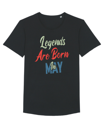 Legends Are Born In May Black