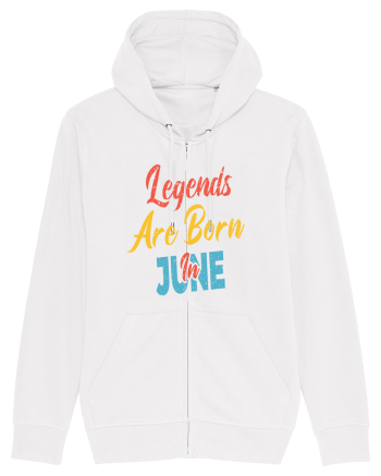 Legends Are Born In June White
