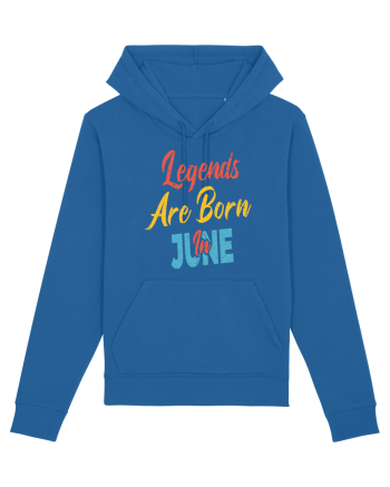 Legends Are Born In June Royal Blue