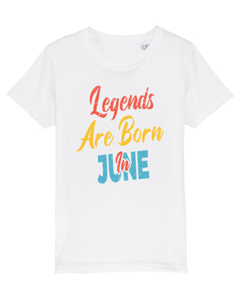 Legends Are Born In June White