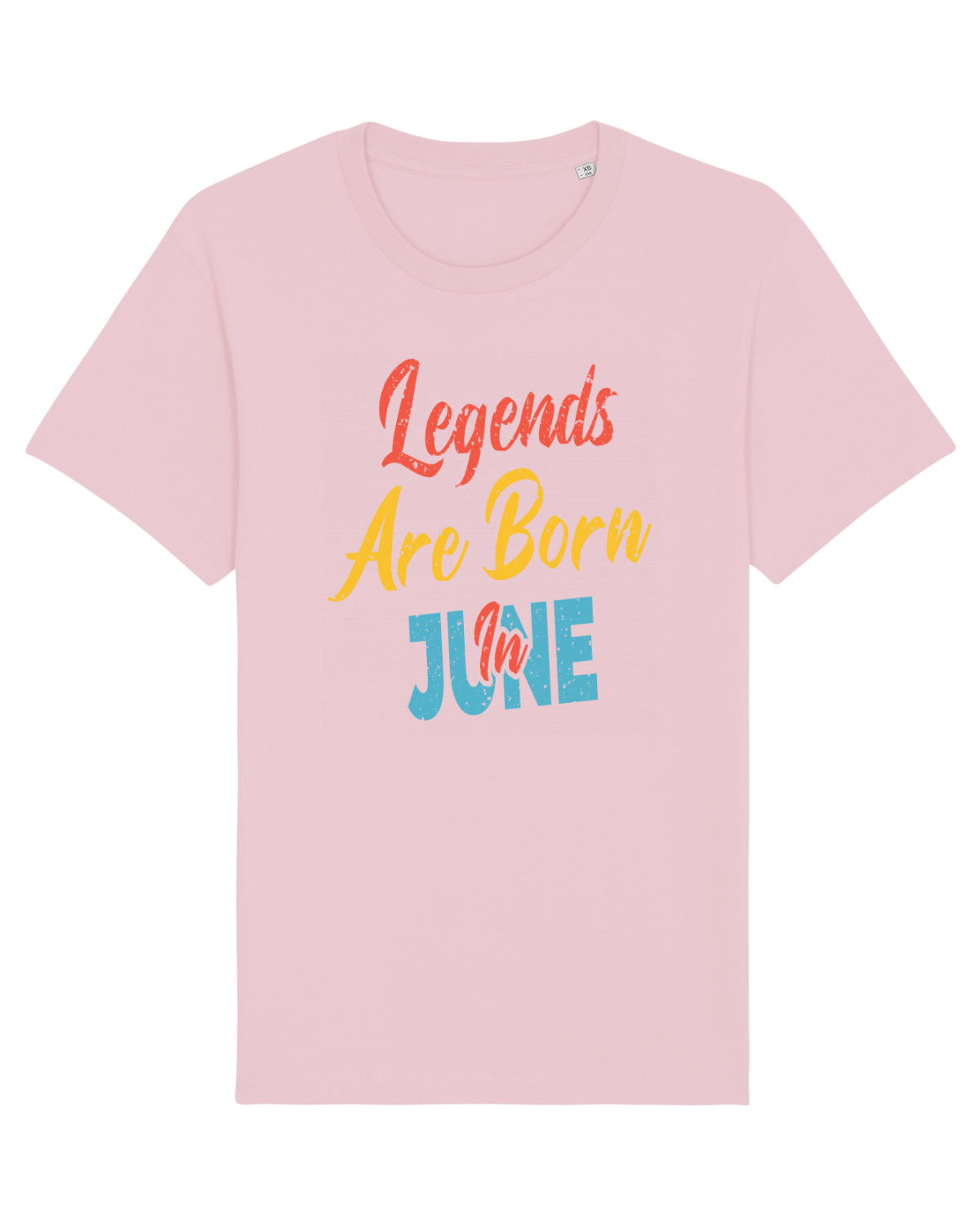 Tricou mânecă scurtă Unisex Rocker Cotton Pink