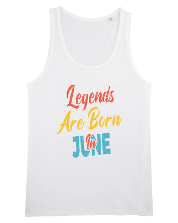 Legends Are Born In June White