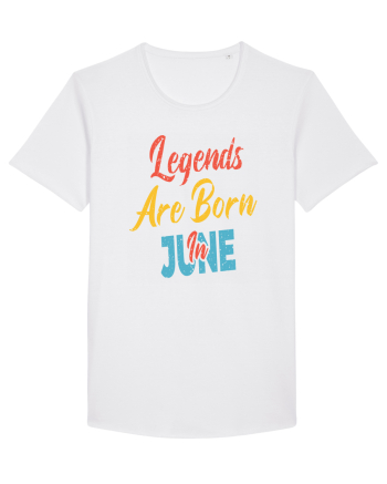Legends Are Born In June White