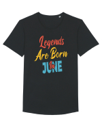 Legends Are Born In June Tricou mânecă scurtă guler larg Bărbat Skater