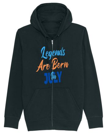 Legends Are Born In July Black