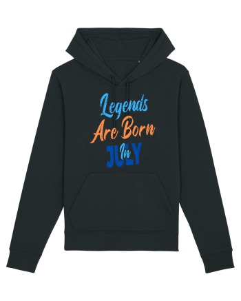 Legends Are Born In July Black