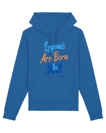 Legends Are Born In July Royal Blue