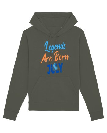 Legends Are Born In July Khaki