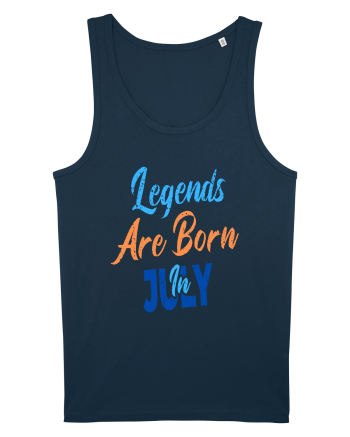 Legends Are Born In July Navy