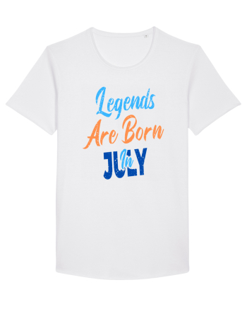 Legends Are Born In July White