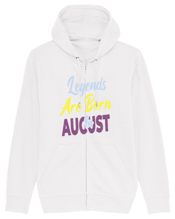 Legends Are Born In August White