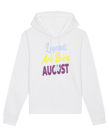 Legends Are Born In August White