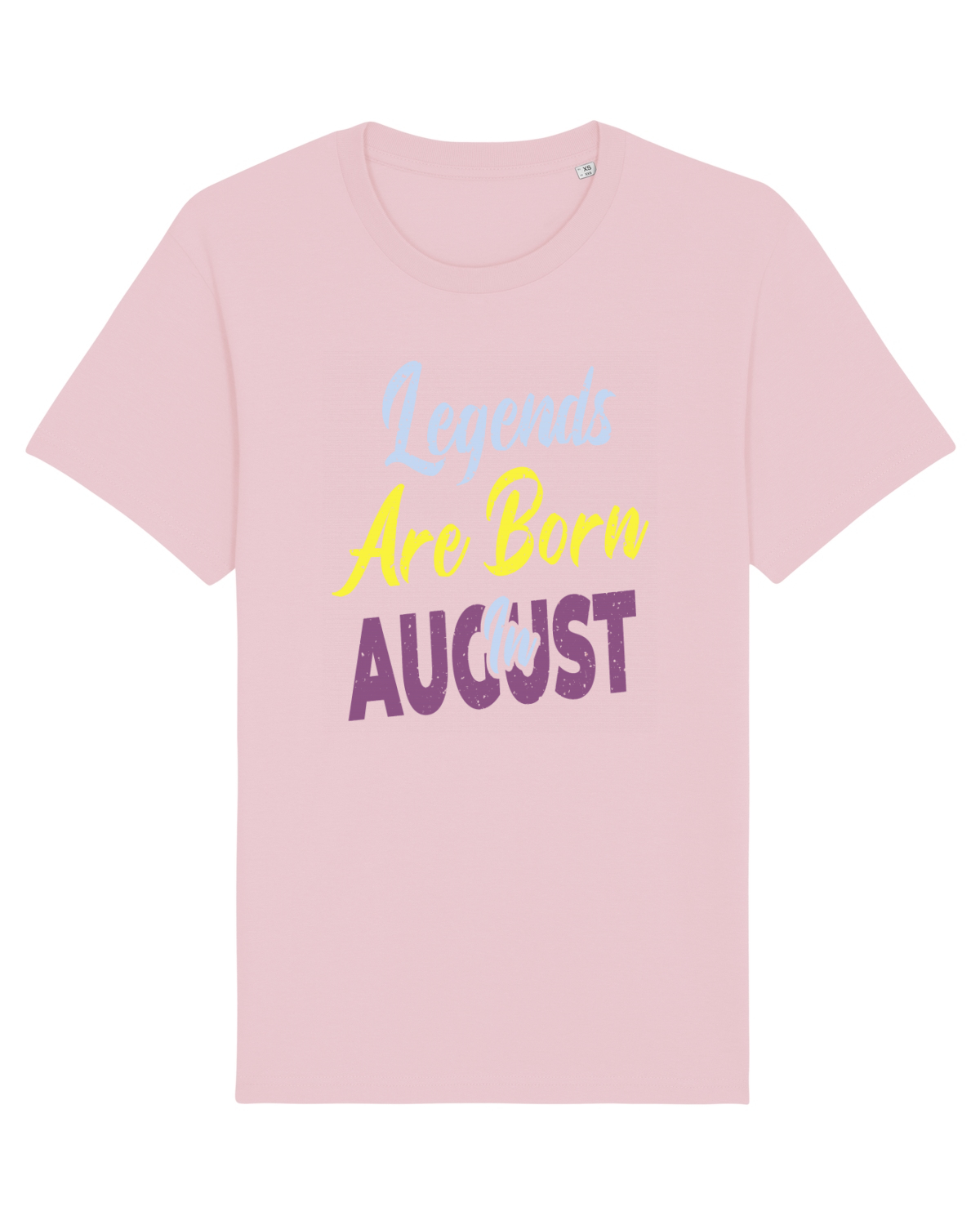 Tricou mânecă scurtă Unisex Rocker Cotton Pink