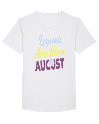 Legends Are Born In August White