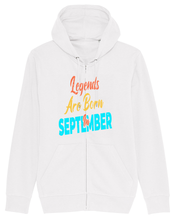 Legends Are Born In September White