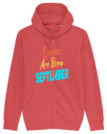 Legends Are Born In September Carmine Red