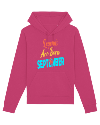 Legends Are Born In September Raspberry