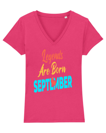 Legends Are Born In September Raspberry