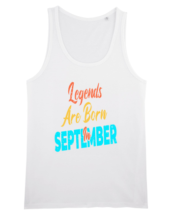 Legends Are Born In September White