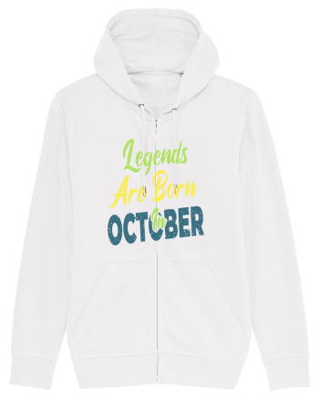 Legends Are Born In October White