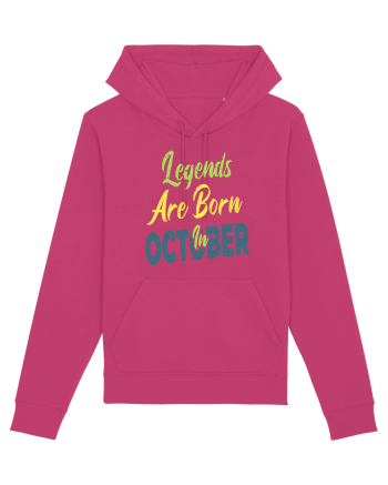 Legends Are Born In October Raspberry