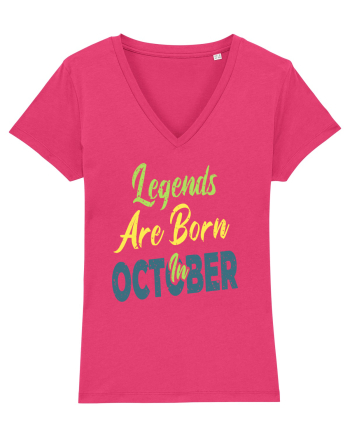 Legends Are Born In October Raspberry