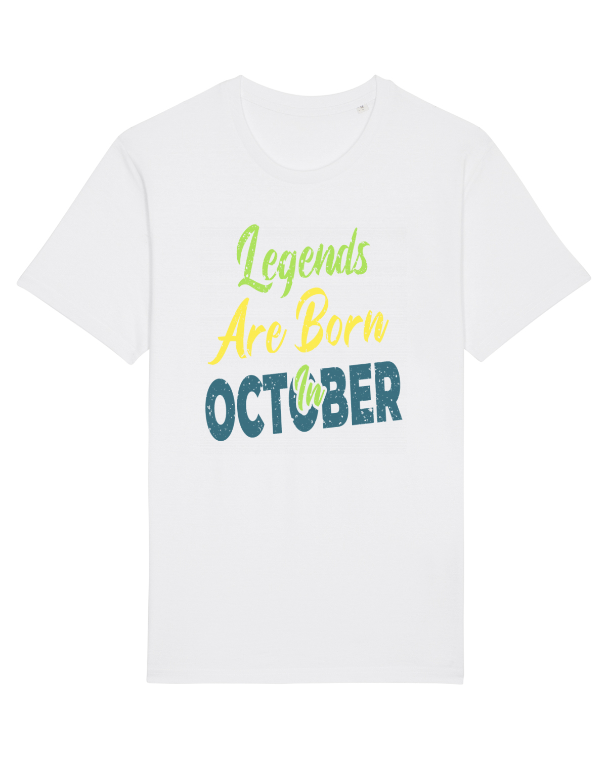 Tricou mânecă scurtă Unisex Rocker White