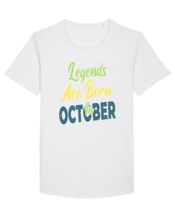Legends Are Born In October White