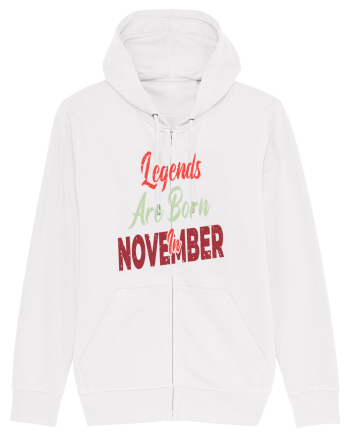 Legends Are Born In November White