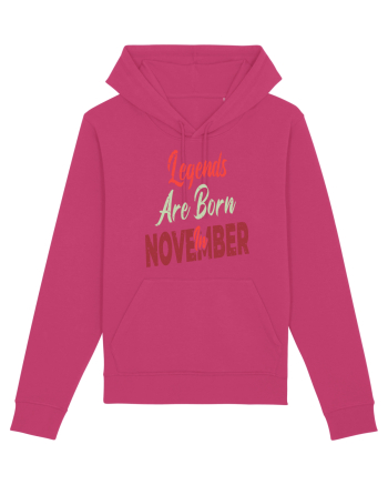 Legends Are Born In November Raspberry