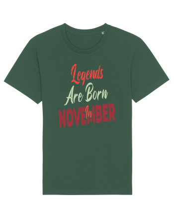 Legends Are Born In November Bottle Green