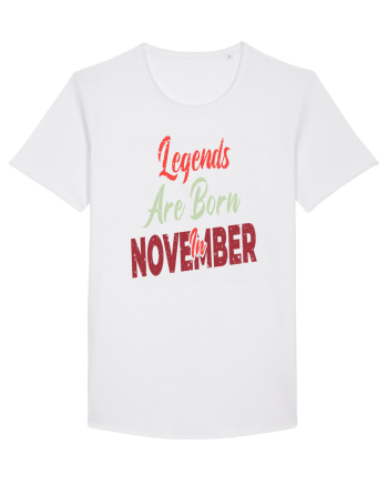 Legends Are Born In November White