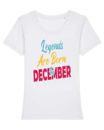 Legends Are Born In December White
