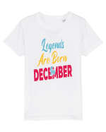 Legends Are Born In December Tricou mânecă scurtă  Copii Mini Creator