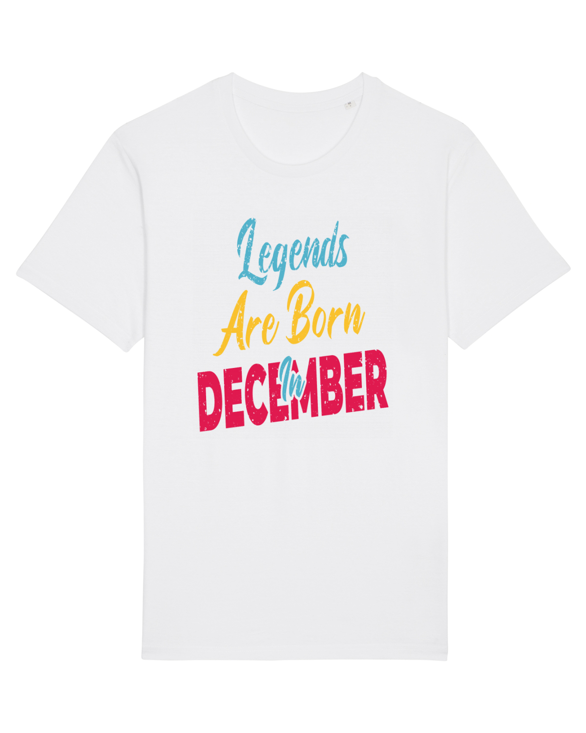 Tricou mânecă scurtă Unisex Rocker White