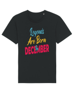 Legends Are Born In December Tricou mânecă scurtă Unisex Rocker