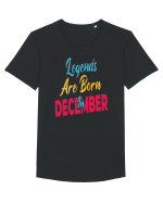 Legends Are Born In December Tricou mânecă scurtă guler larg Bărbat Skater