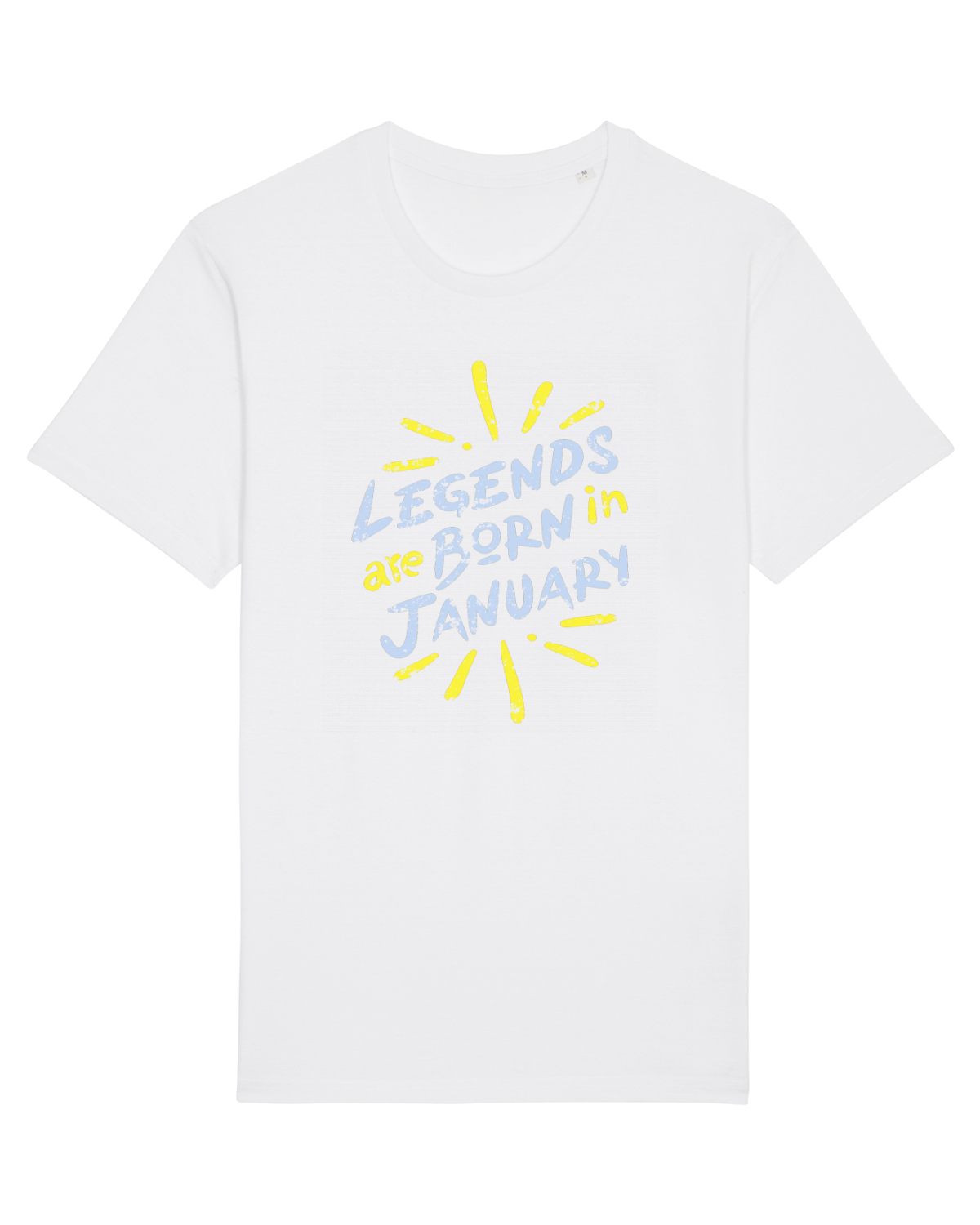Tricou mânecă scurtă Unisex Rocker White