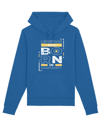 Legends Are Born In January Royal Blue